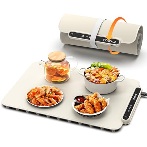 Electric Silicone Food Warmer Mat – Heating Tray for Buffet, Parties & Kitchen Use | Waterproof, Rollable & Easy to Clean