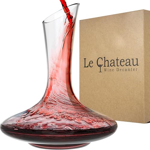 Crystal Wine Decanter - Red Wine Carafe with Aerator – 750ML