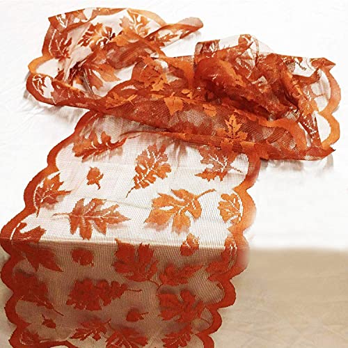Fall Lace Table Runner