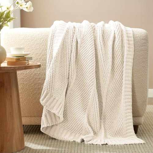 Home Chunky Knit Throw Blanket