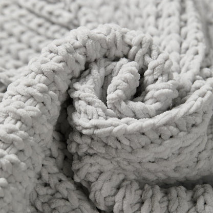 Home Chunky Knit Throw Blanket