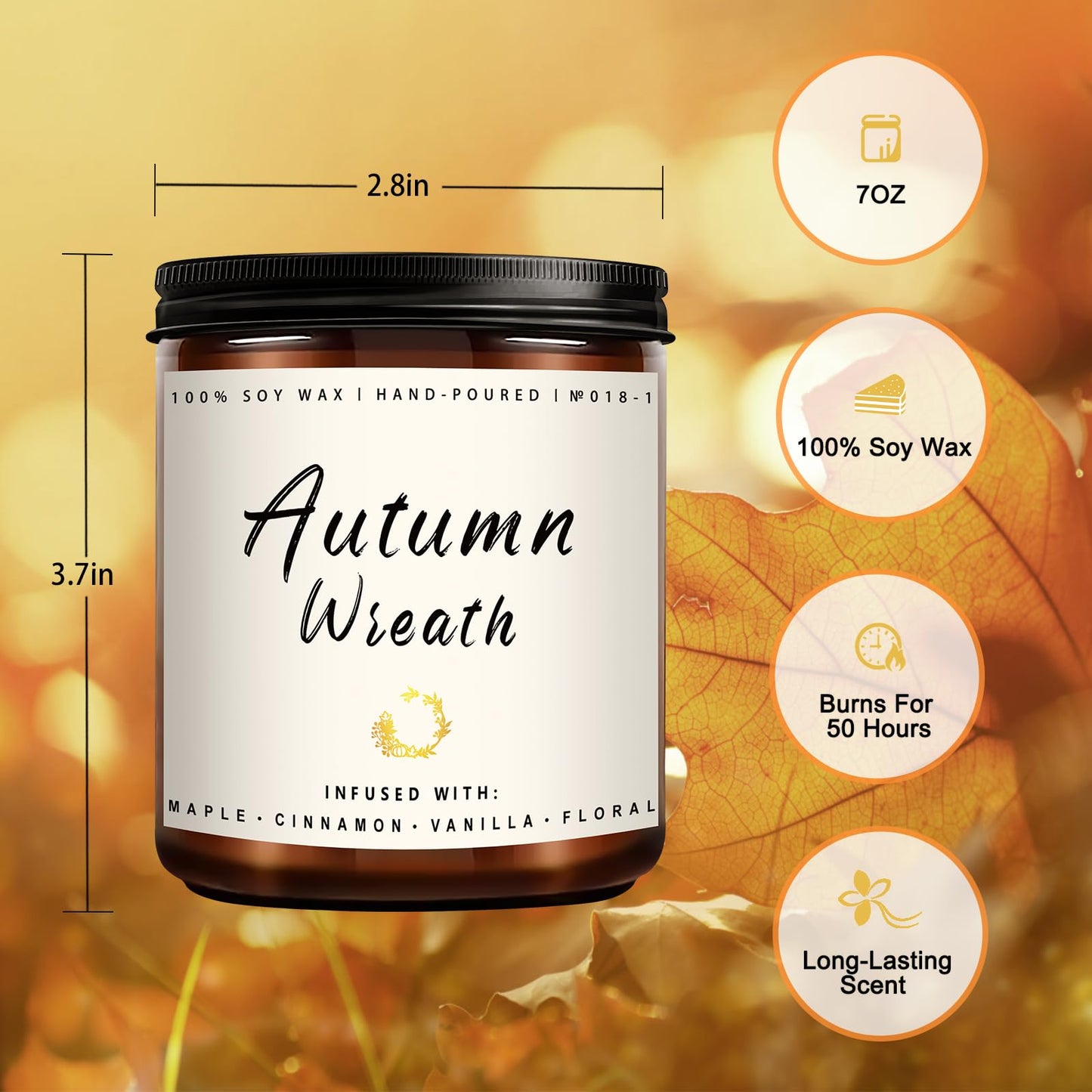 Autumn Scented Candle Collection – Seasonal Scents for Cozy, Holiday Ambience