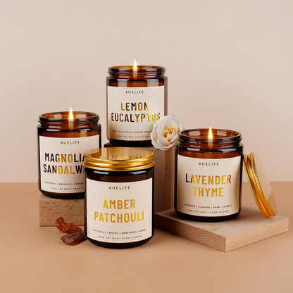 Autumn Scented Candle Collection – Seasonal Scents for Cozy, Holiday Ambience