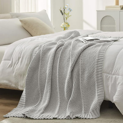 Home Chunky Knit Throw Blanket