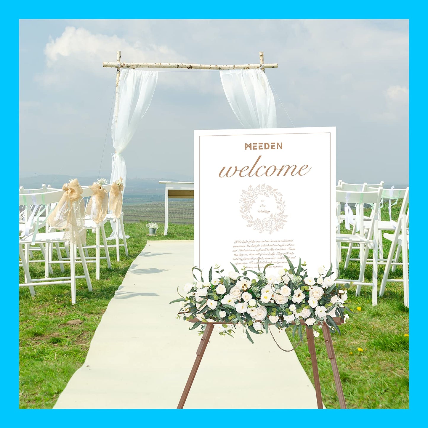 Beech Wood Display Easel – Lightweight Folding Tripod Stand for Canvas, Signs & Presentations | 64" Artist & Event Easel