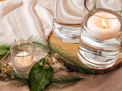 Rustic Centerpiece Rounds for Weddings, Crafts & Home Décor | Kiln-Dried, Sustainable Wood (6 or 10 Pack)