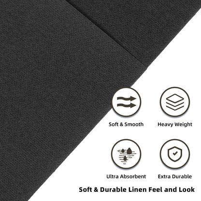 Solid Color Pocket Napkins – 50-Pack Linen-Like Paper Napkins with Silverware Pocket | Soft, Absorbent & Elegant for Dining, Weddings, and Events - Matcha Green