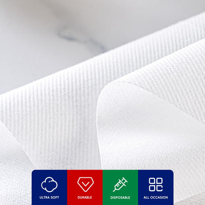 Luxury Disposable Hand Towels – Linen-Feel Paper Guest Napkins for Guest at Weddings, Dinner Parties & Events | Pack of 100