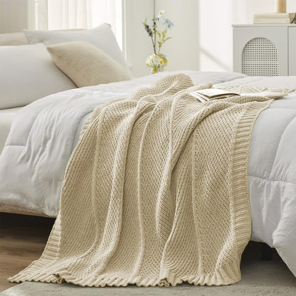 Home Chunky Knit Throw Blanket