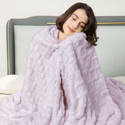 Luxury Plush Faux Fur Throw Blanket