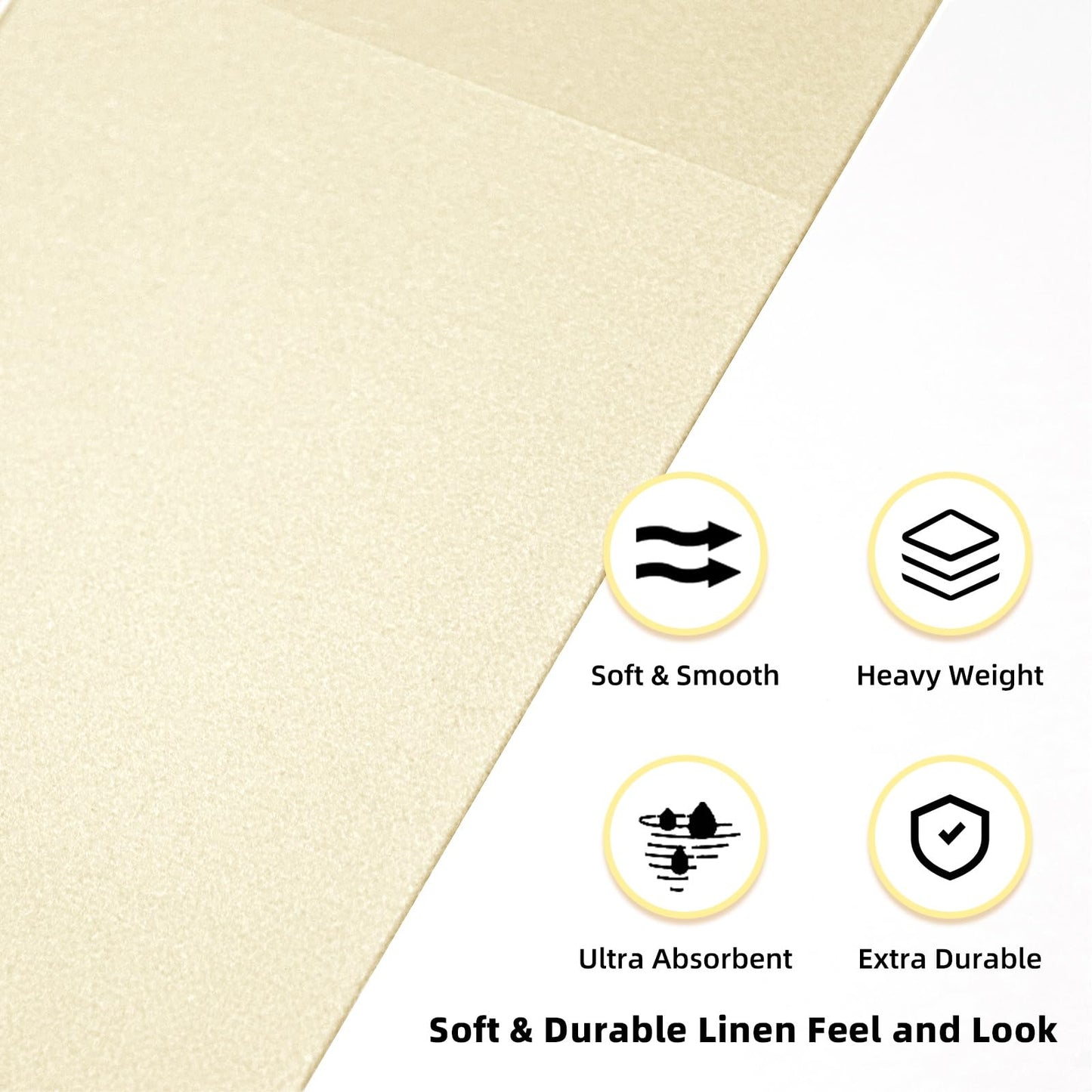 Solid Color Pocket Napkins – 50-Pack Linen-Like Paper Napkins with Silverware Pocket | Soft, Absorbent & Elegant for Dining, Weddings, and Events - Matcha Green