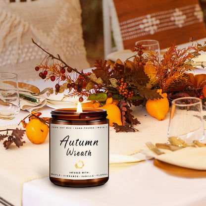 Autumn Scented Candle Collection – Seasonal Scents for Cozy, Holiday Ambience
