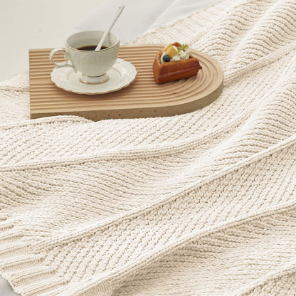 Home Chunky Knit Throw Blanket