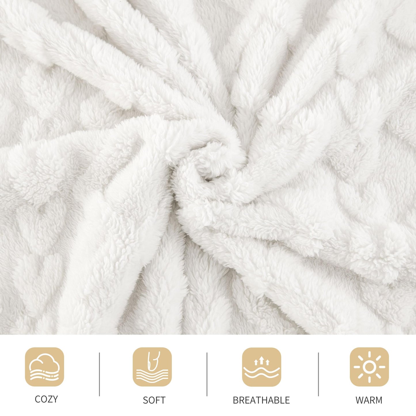 Luxury Plush Faux Fur Throw Blanket
