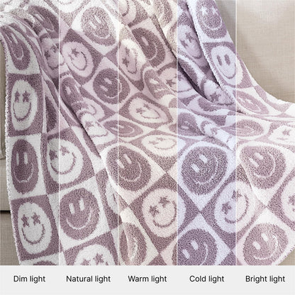 Cozy Checkered Throw Blanket