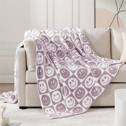 Cozy Checkered Throw Blanket
