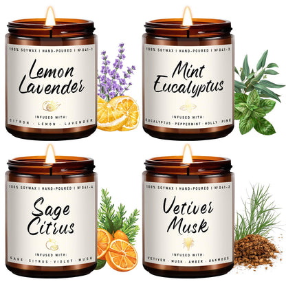 Autumn Scented Candle Collection – Seasonal Scents for Cozy, Holiday Ambience