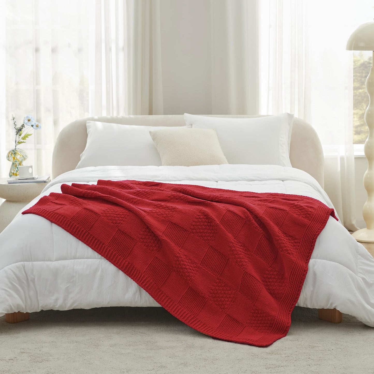 Home Chunky Knit Throw Blanket