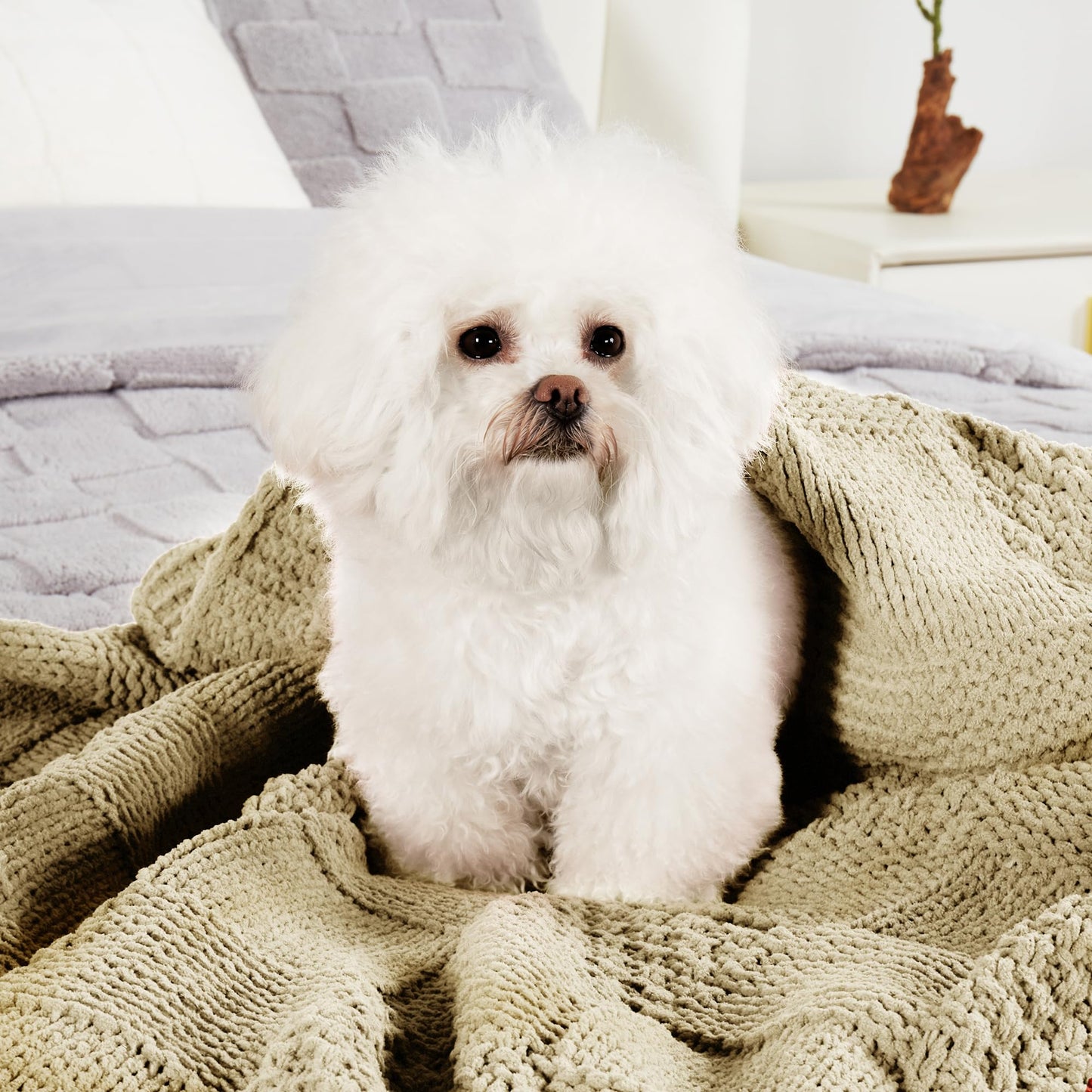 Home Chunky Knit Throw Blanket