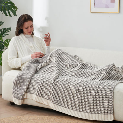 Home Chunky Knit Throw Blanket