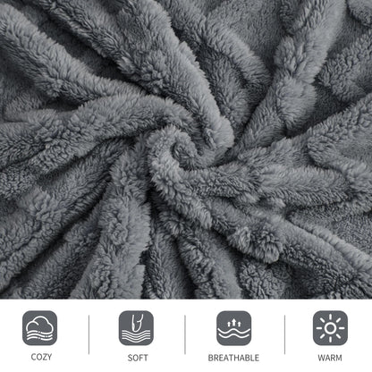 Luxury Plush Faux Fur Throw Blanket