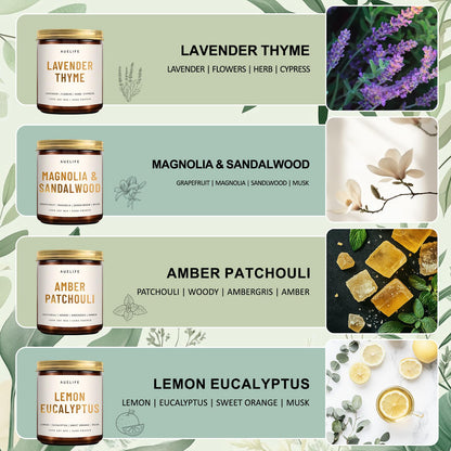 Autumn Scented Candle Collection – Seasonal Scents for Cozy, Holiday Ambience