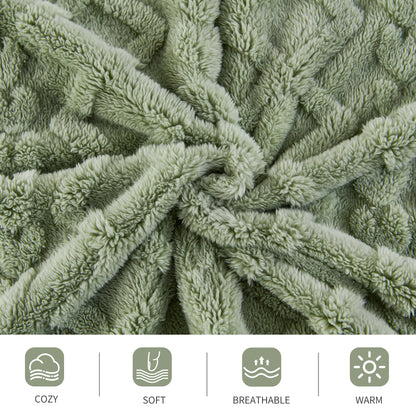 Luxury Plush Faux Fur Throw Blanket