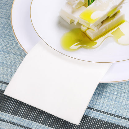 Luxury Disposable Hand Towels – Linen-Feel Paper Guest Napkins for Guest at Weddings, Dinner Parties & Events | Pack of 100