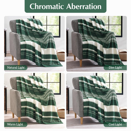 Cozy Checkered Throw Blanket