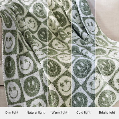 Cozy Checkered Throw Blanket