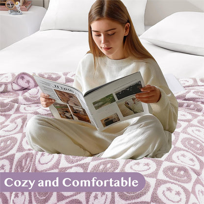 Cozy Checkered Throw Blanket