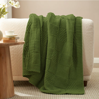 Home Chunky Knit Throw Blanket