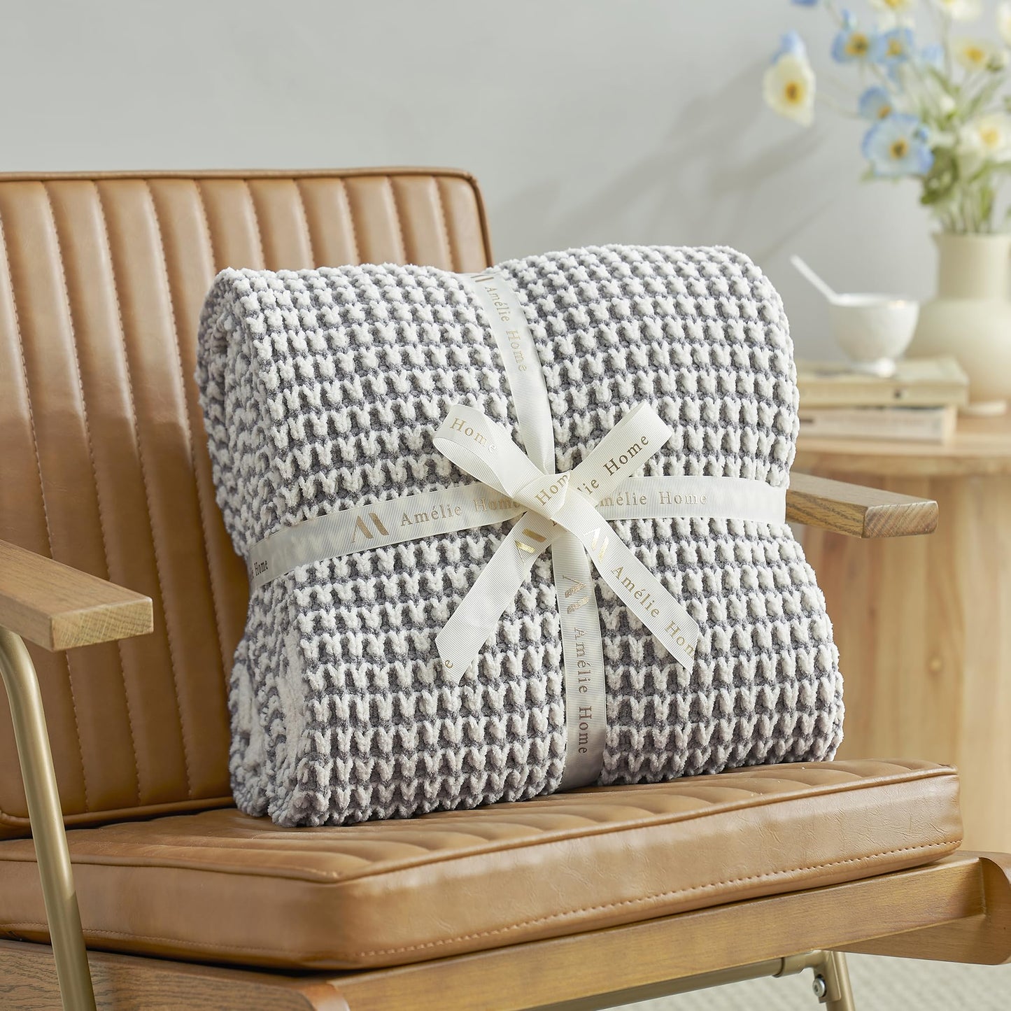 Home Chunky Knit Throw Blanket