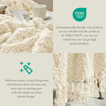 Home Chunky Knit Throw Blanket