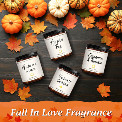 Autumn Scented Candle Collection – Seasonal Scents for Cozy, Holiday Ambience