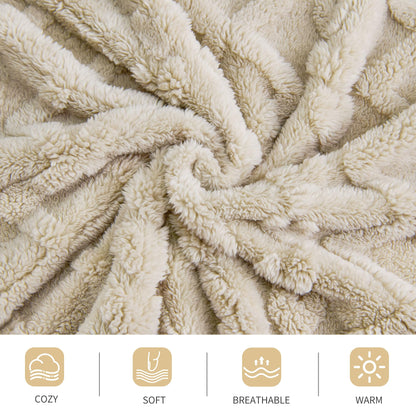 Luxury Plush Faux Fur Throw Blanket