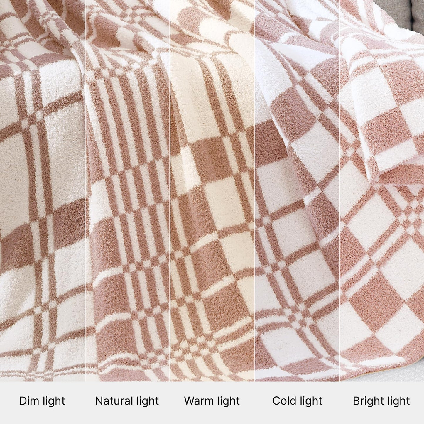 Cozy Checkered Throw Blanket