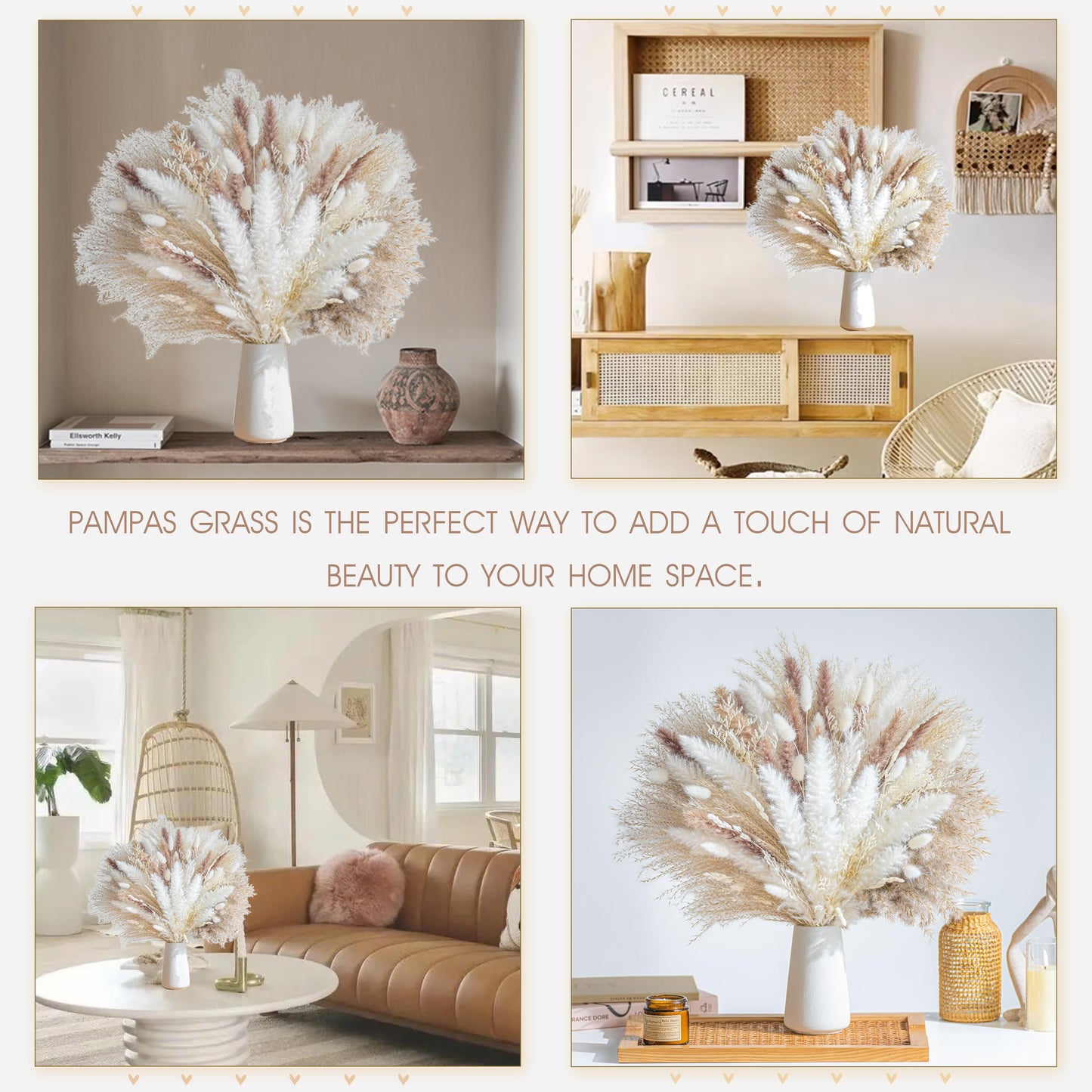 Natural Pampas Grass Bouquet