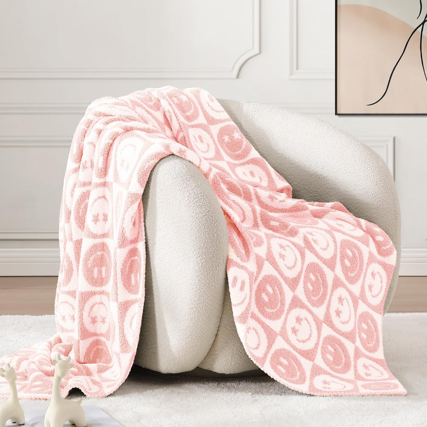 Cozy Checkered Throw Blanket