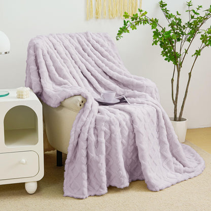 Luxury Plush Faux Fur Throw Blanket