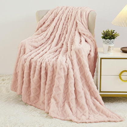 Luxury Plush Faux Fur Throw Blanket