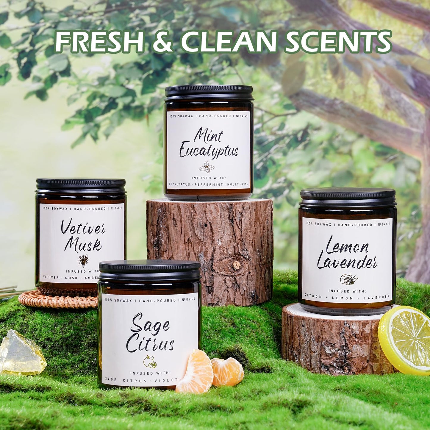 Autumn Scented Candle Collection – Seasonal Scents for Cozy, Holiday Ambience
