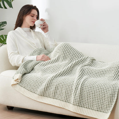 Home Chunky Knit Throw Blanket