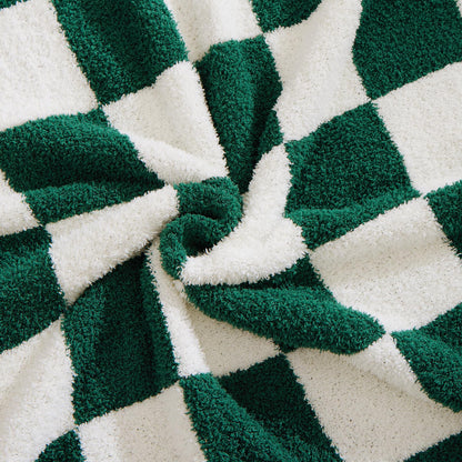 Cozy Checkered Throw Blanket