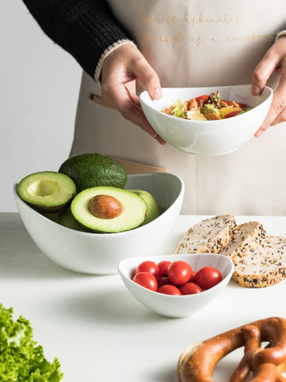 2-Tier Ceramic Chip and Dip Serving Set with Metal Stand – Divided White Glazed Bowls for Sauces, Snacks, and Appetizers