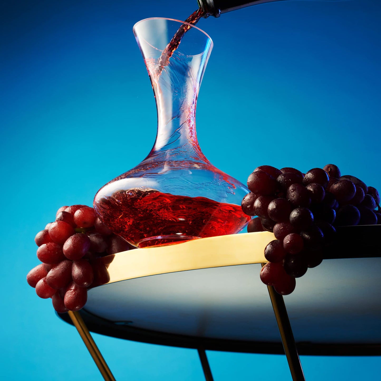 Wine Decanter Carafe – Elegant Lead-Free Glass for Red & White Wines