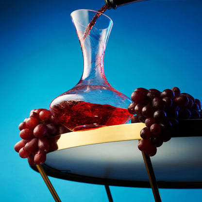 Wine Decanter Carafe – Elegant Lead-Free Glass for Red & White Wines