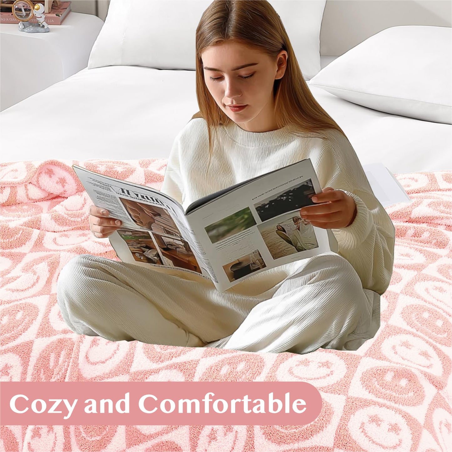 Cozy Checkered Throw Blanket