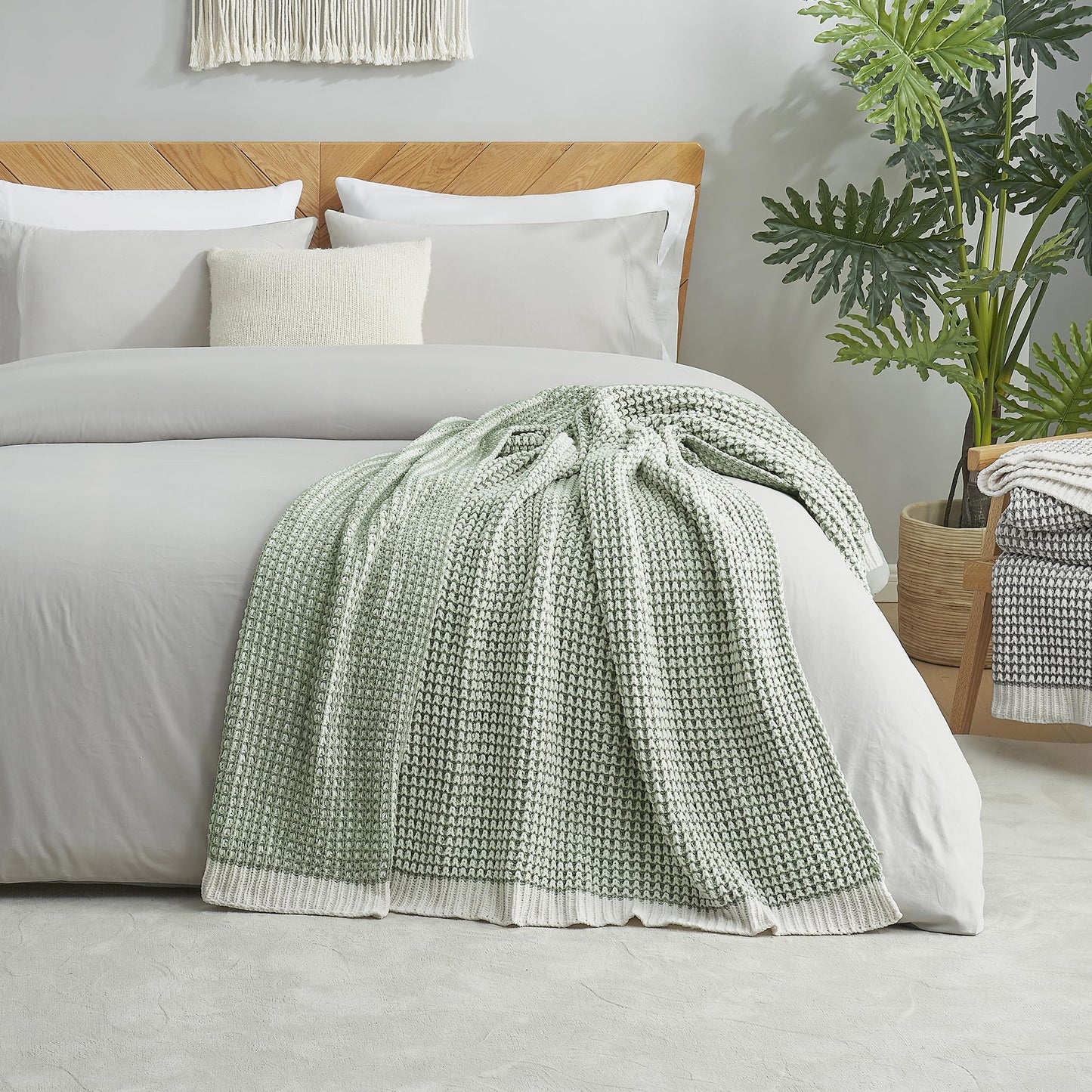 Home Chunky Knit Throw Blanket