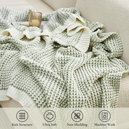 Home Chunky Knit Throw Blanket